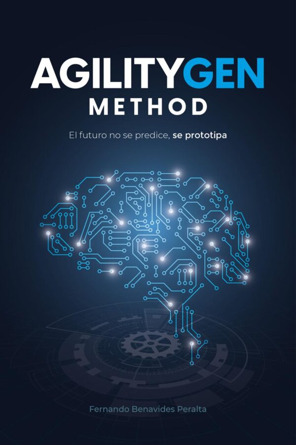 Portada de libro sobre prototipado futurista.